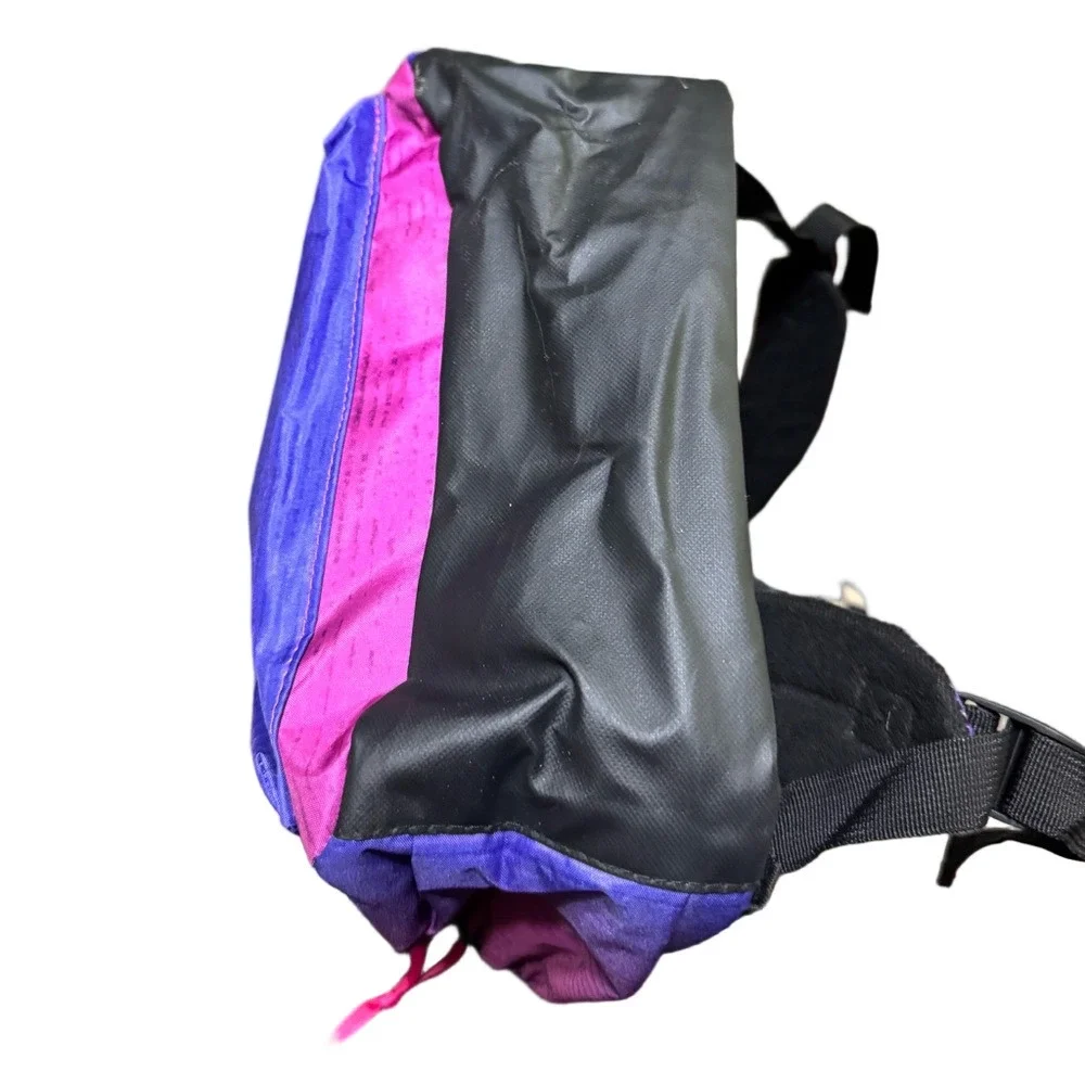 Justice Vibrant Purple and Pink Backpack